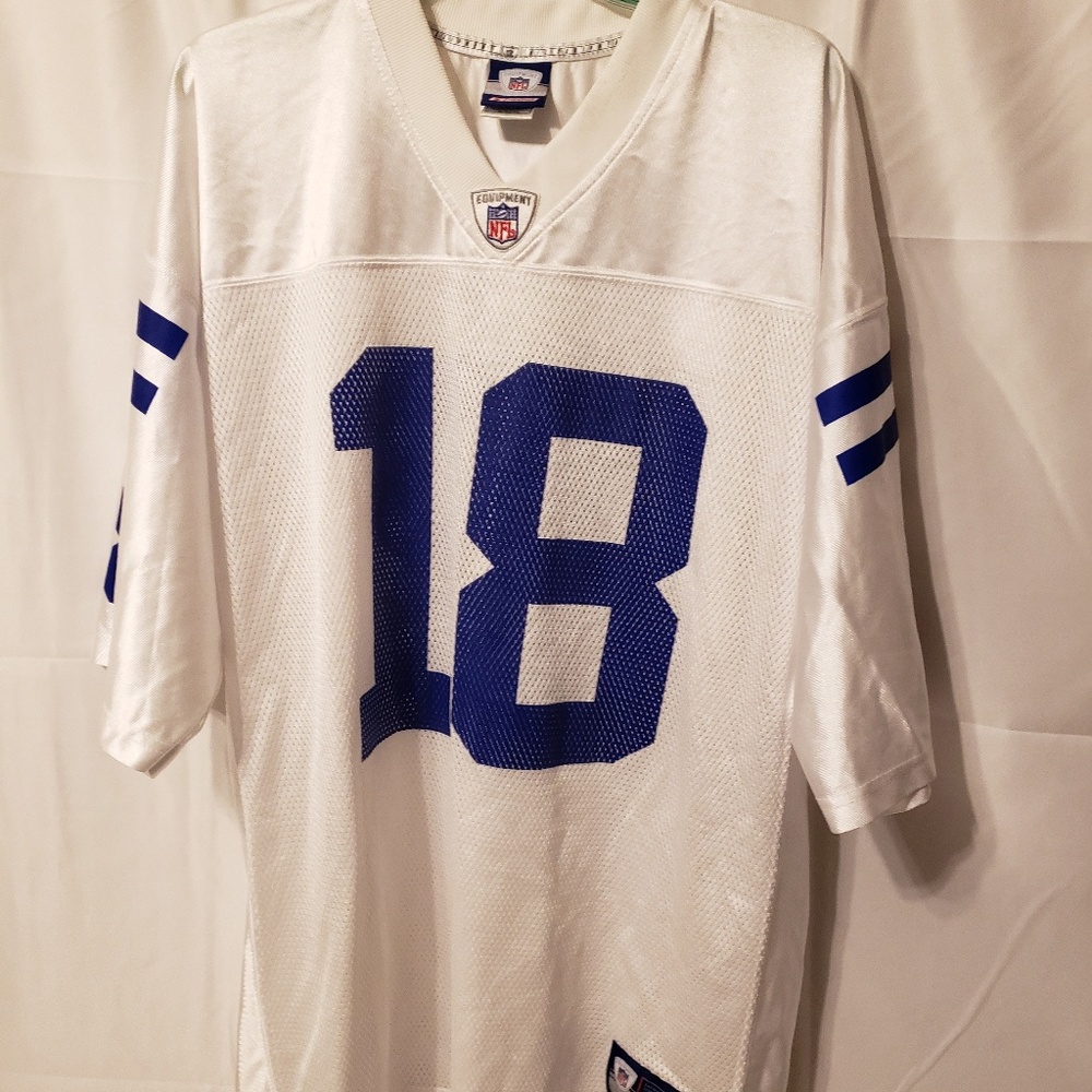 🎁VINTAGE NFL MANNING #18,AUTHENTIC EQUIPMENT - Picture 2 of 8